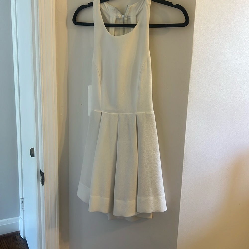 Lulus white mini skater dress